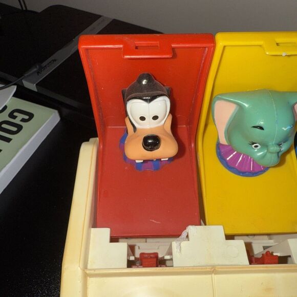Vintage WORKING 1980 Preschool Walt Disney Poppin Pals Pop Up Child Guidance Toy - Picture 2 of 9